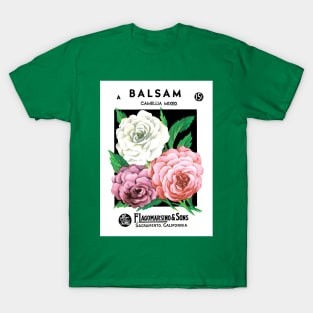 Vintage Balsam F Lagomarsino Seed Packet T-Shirt